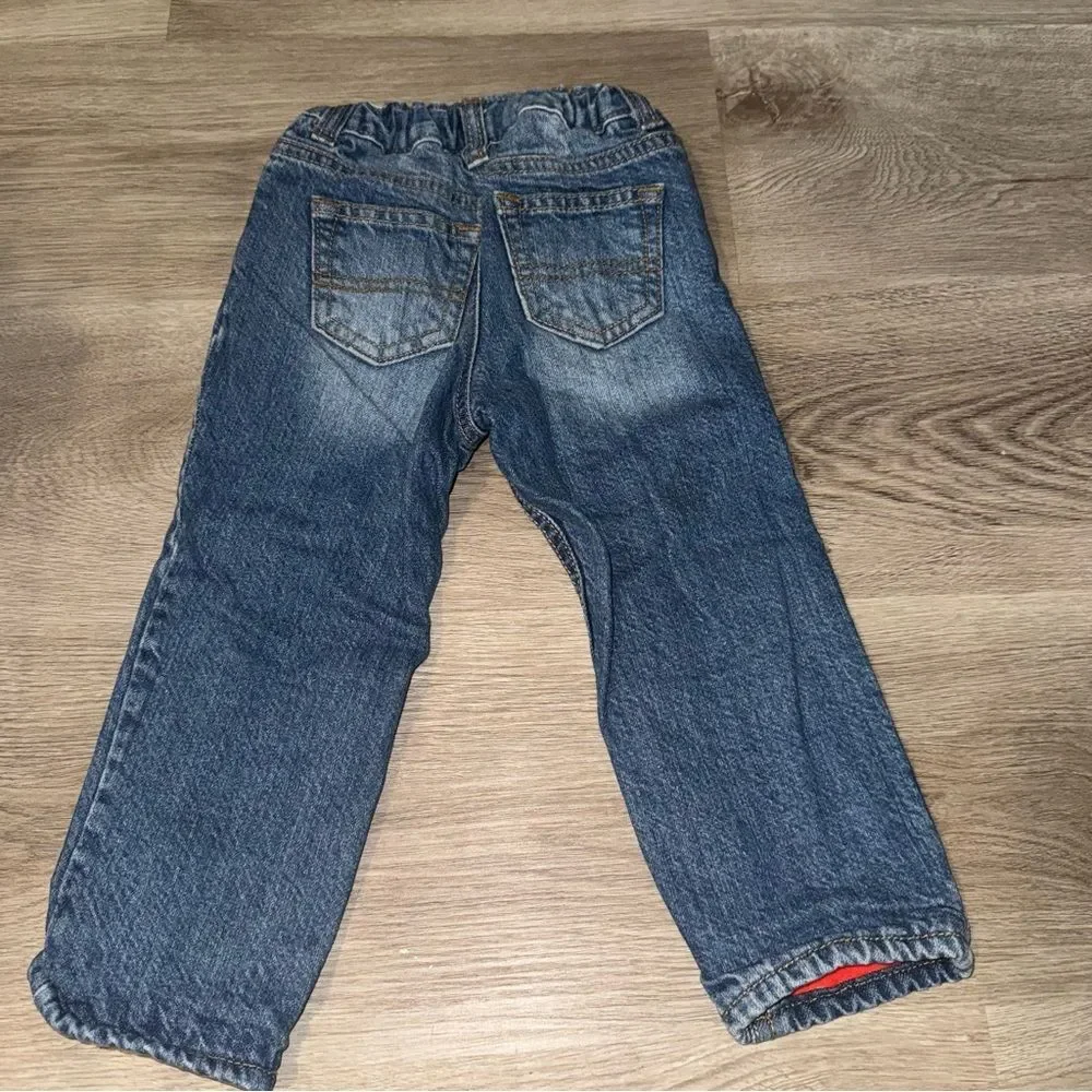 OshKosh B'gosh Fleece Thermal Lined Blue Jeans